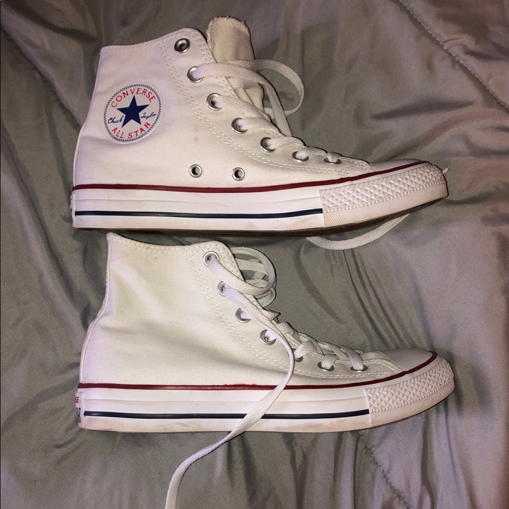 White High Top Converse